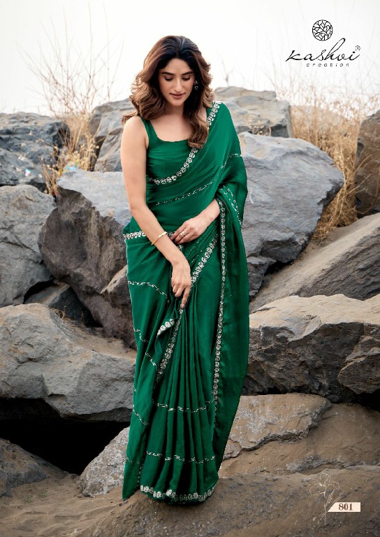 Kashvi Silver Stone Vol-8 Wholesale Jharkan Work Ethnic Sarees