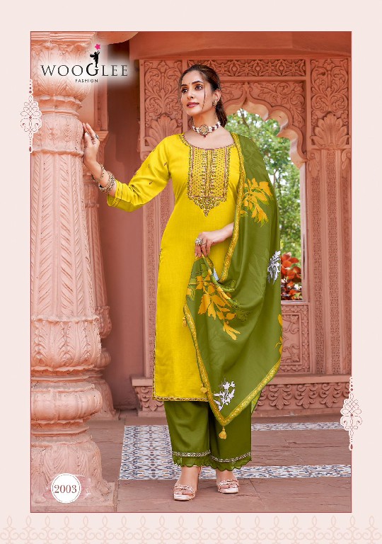 Wooglee Miraan Wholesale Heavy Reyon 3 Piece Concept Salwar Suits