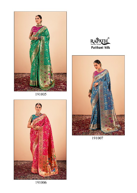 Rajpath Shailja Wholesale Paithani Silk Party Wear Sarees