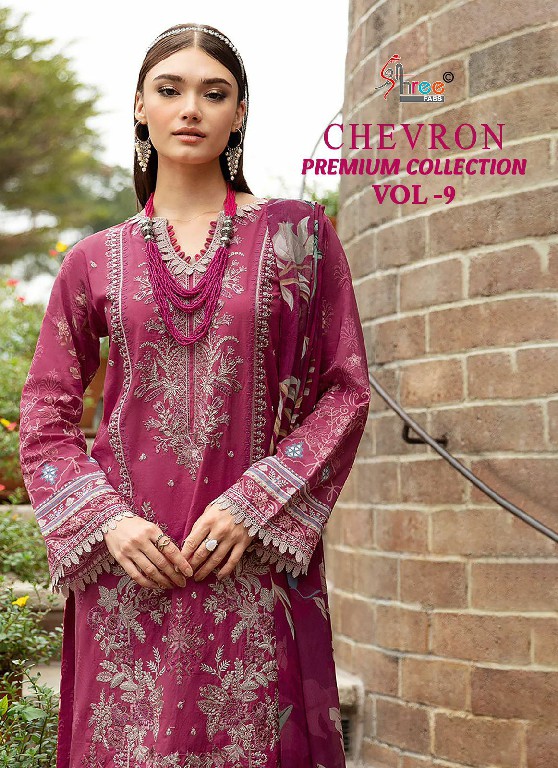 SHREE FABS SURAT CHEVRON PREMIUM COLLECTION VOL 9 PAKISTANI SUITS