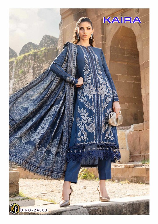 Keval Fab Kaira Vol-24 Wholesale Exclusive Karachi Collection Dress Material