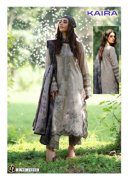 Keval Fab Kaira Vol-24 Wholesale Exclusive Karachi Collection Dress Material