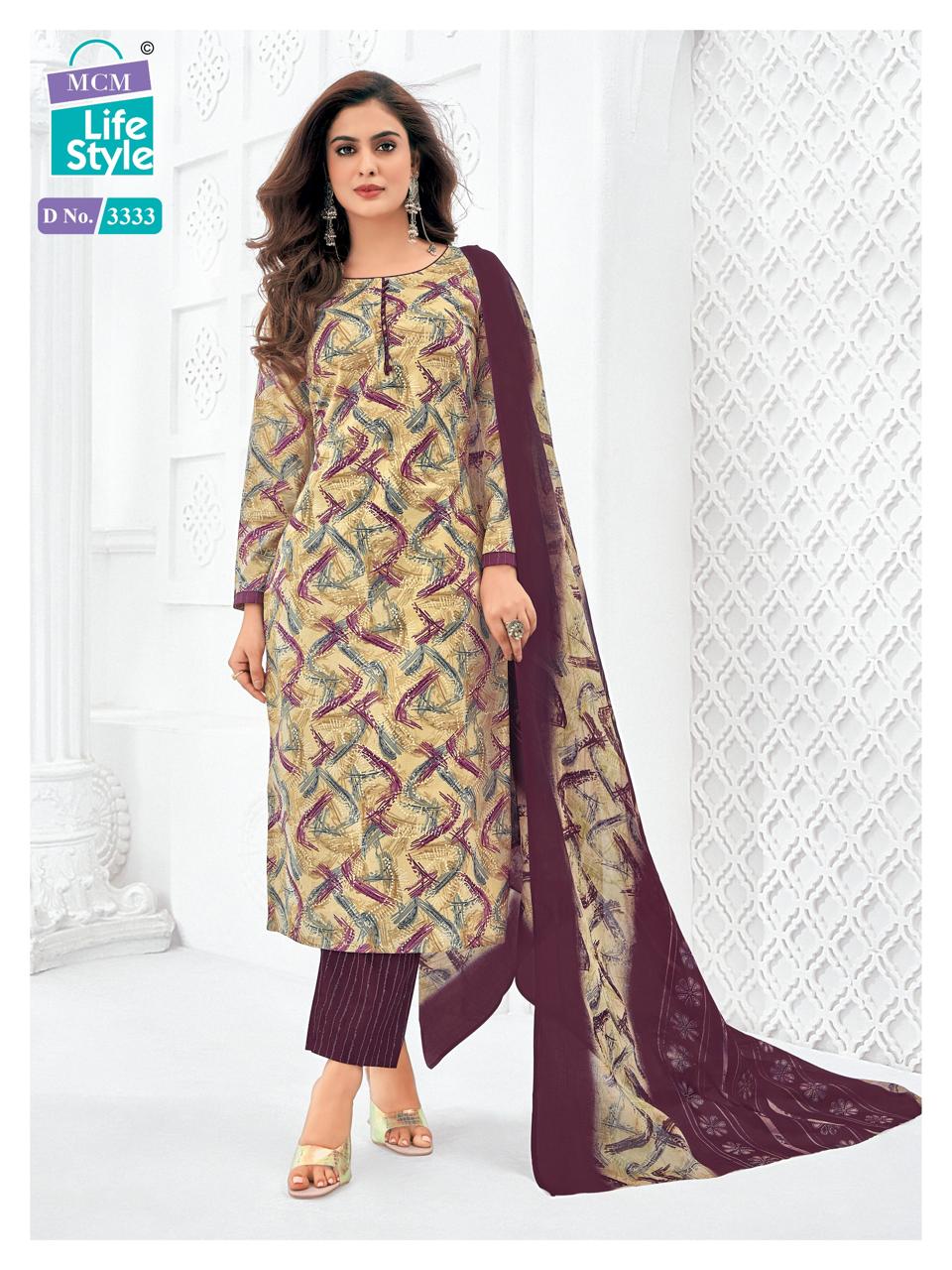 MCM Priyalaxmi Vol-33 Wholesale Pure Cotton Printed Dress Material