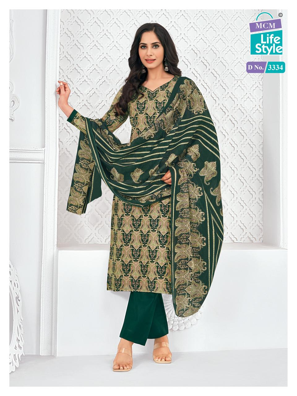 MCM Priyalaxmi Vol-33 Wholesale Pure Cotton Printed Dress Material