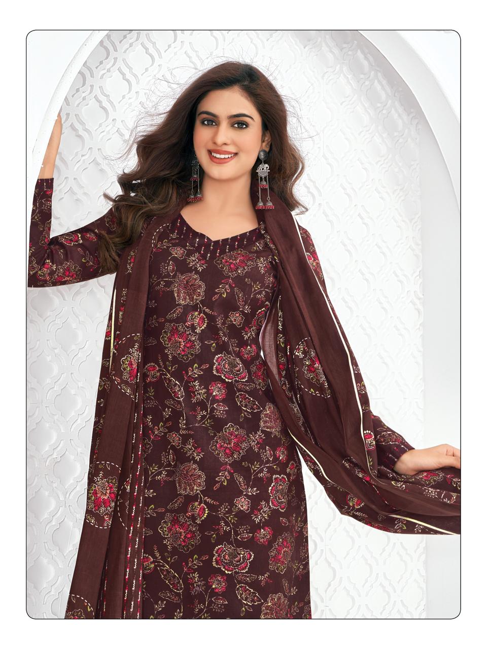 MCM Priyalaxmi Vol-33 Wholesale Pure Cotton Printed Dress Material