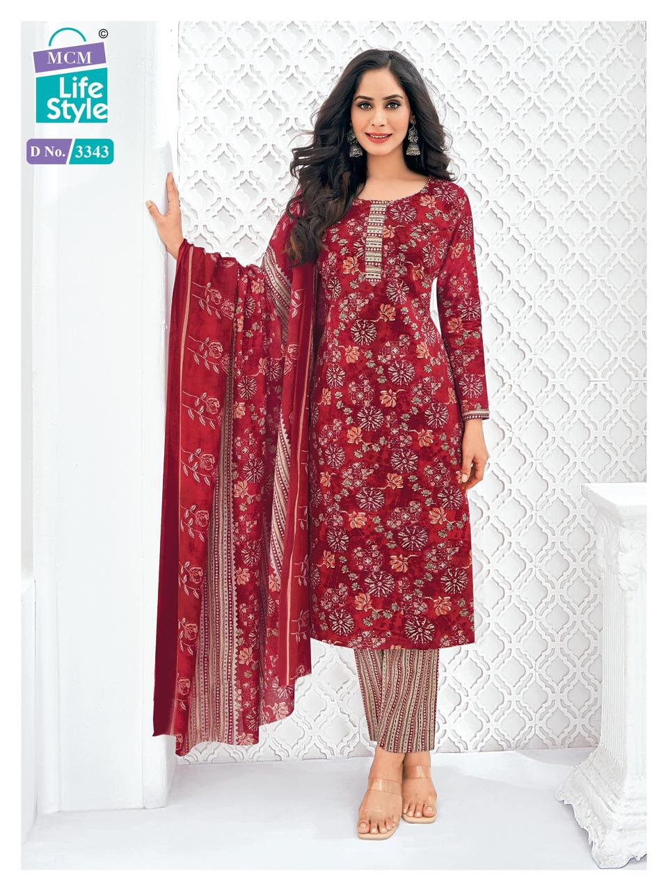 MCM Priyalaxmi Vol-33 Wholesale Pure Cotton Printed Dress Material