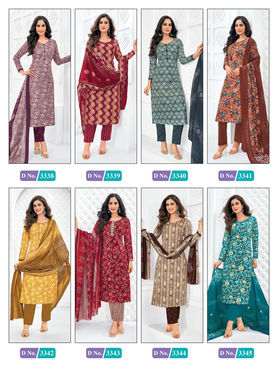 MCM Priyalaxmi Vol-33 Wholesale Pure Cotton Printed Dress Material