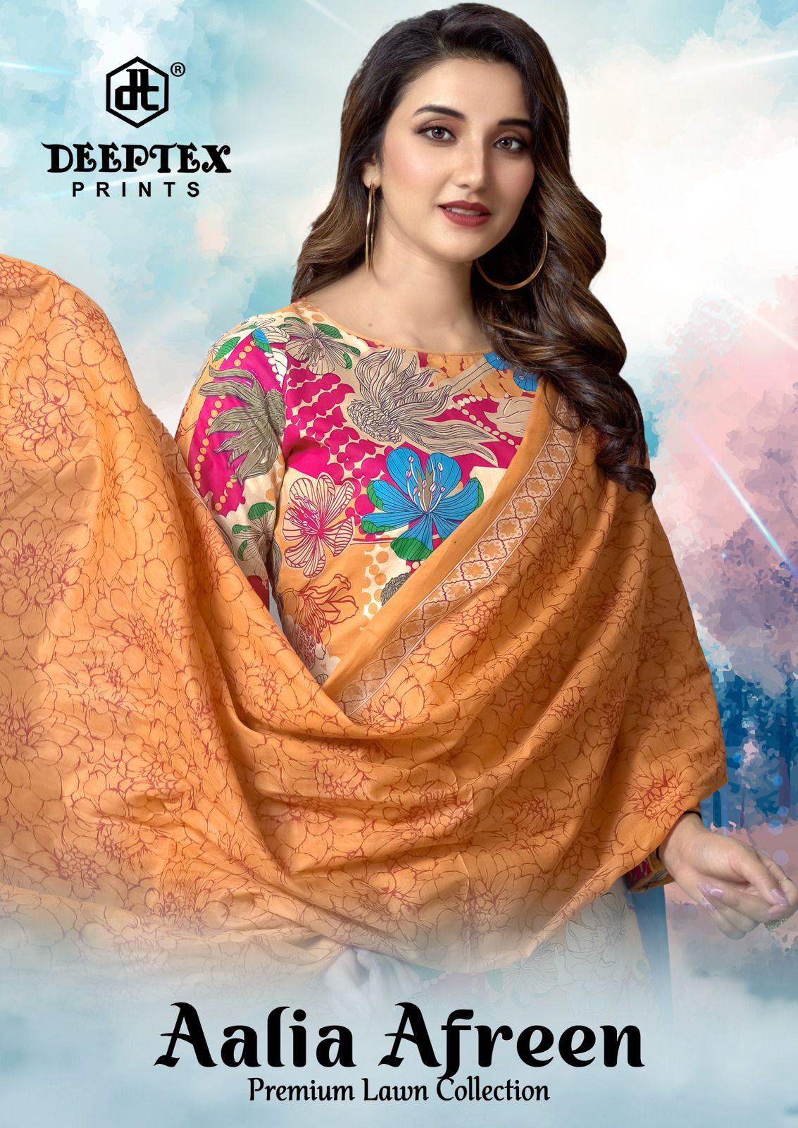 Deeptex Aalia Afreen Vol-1 Wholesale Karachi Print Dress Material