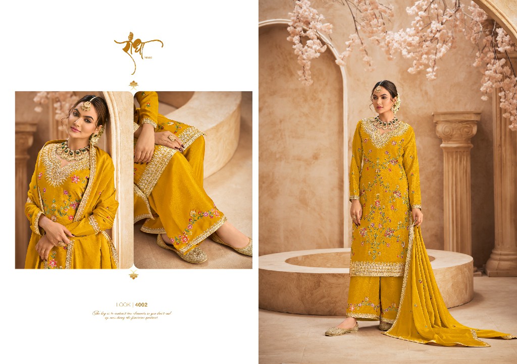 Radha Jhalak Wholesale Chinon With Embroidery Free Size Stitched Suits