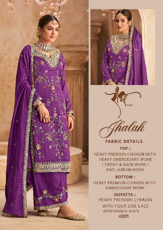 Radha Jhalak Wholesale Chinon With Embroidery Free Size Stitched Suits