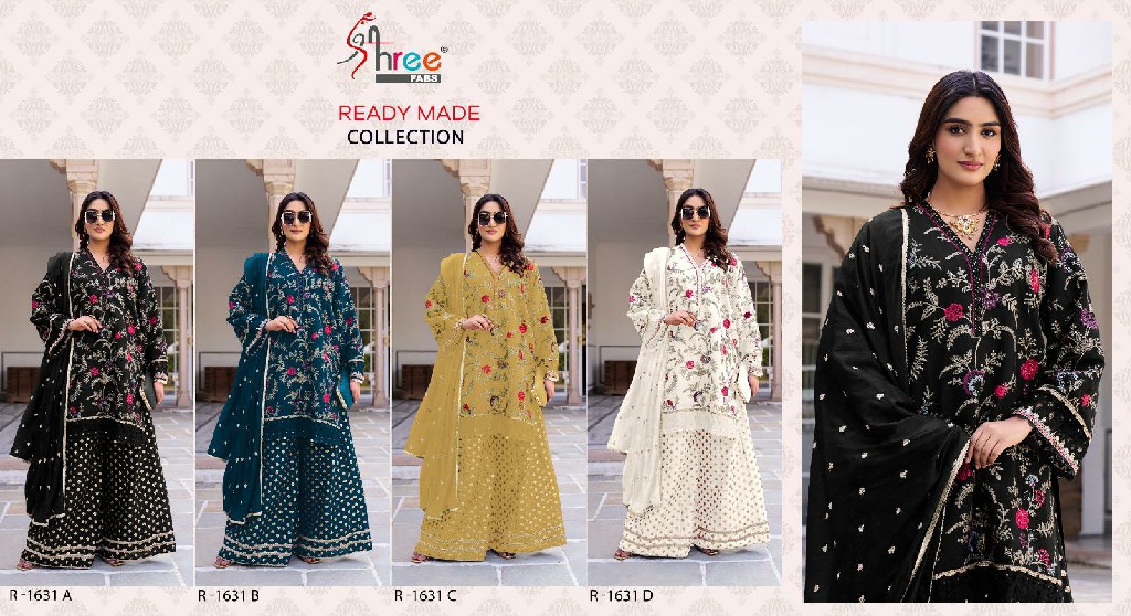 Shree Fabs R-1631 Wholesale Readymade Indian Pakistani Concept Suits