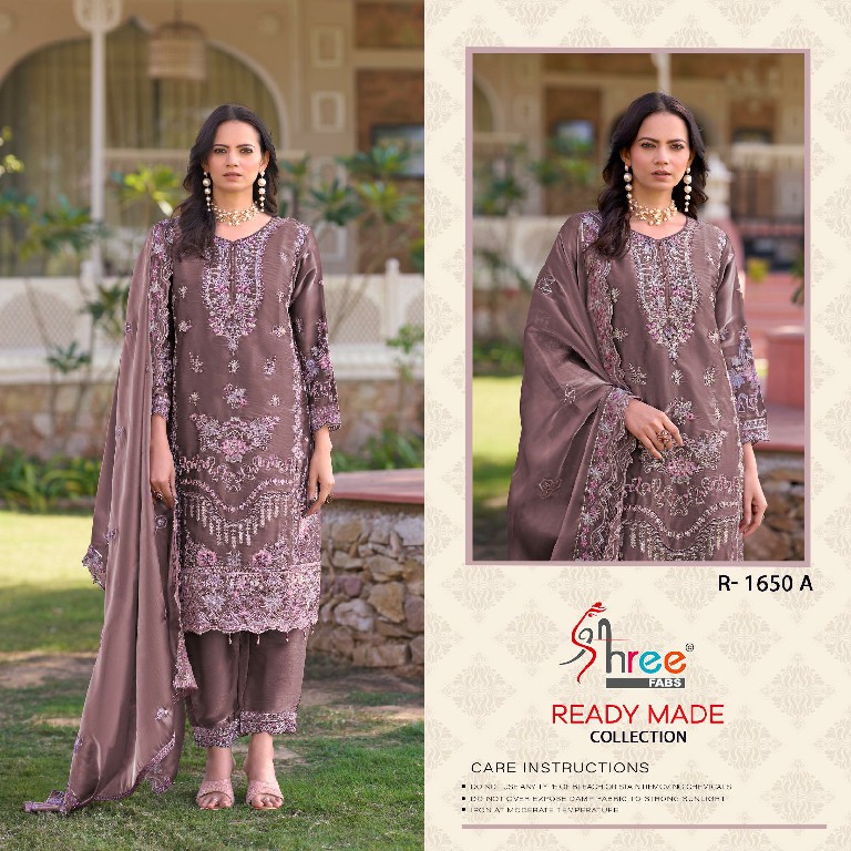 Shree Fabs R-1650 Wholesale Readymade Indian Pakistani Concept Suits