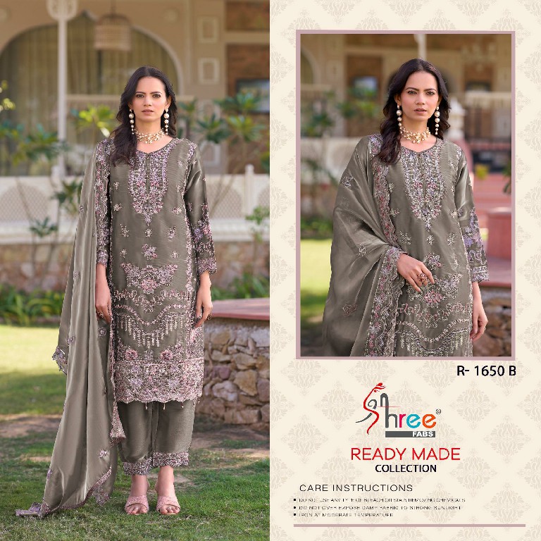 Shree Fabs R-1650 Wholesale Readymade Indian Pakistani Concept Suits