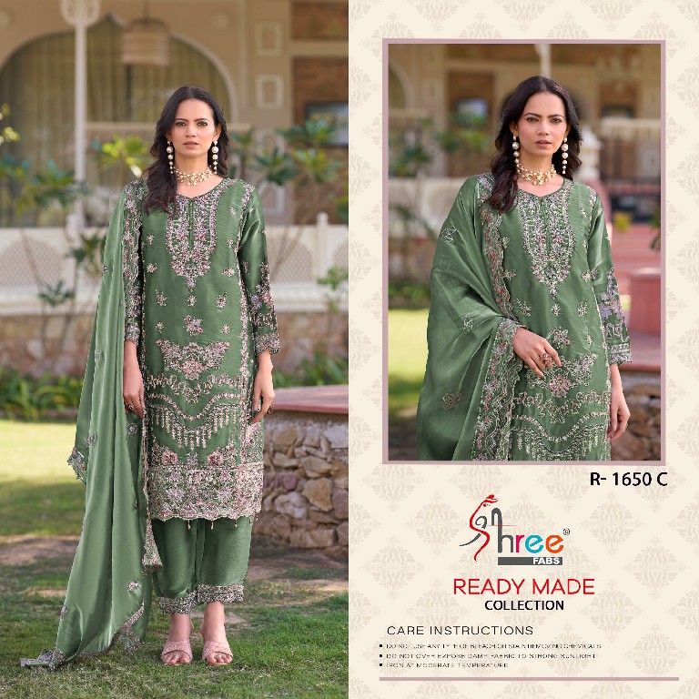 Shree Fabs R-1650 Wholesale Readymade Indian Pakistani Concept Suits