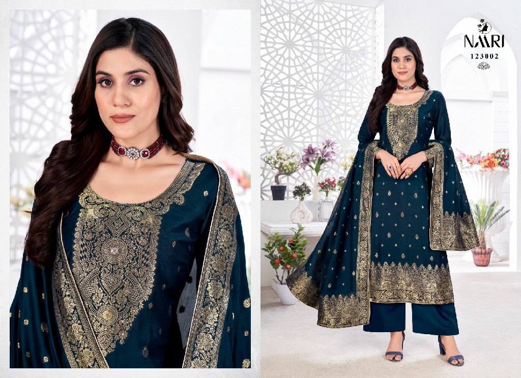 mannat by naari muslin jacquard hit design unstitch dress material