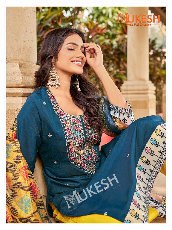 Banwery ishani viscose roman silk readymade classic 3pcs dress online