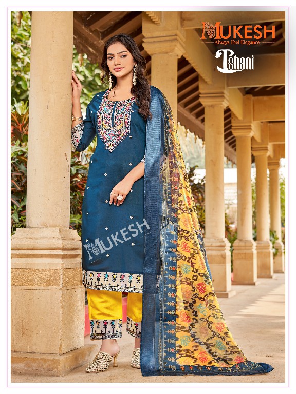 Banwery ishani viscose roman silk readymade classic 3pcs dress online