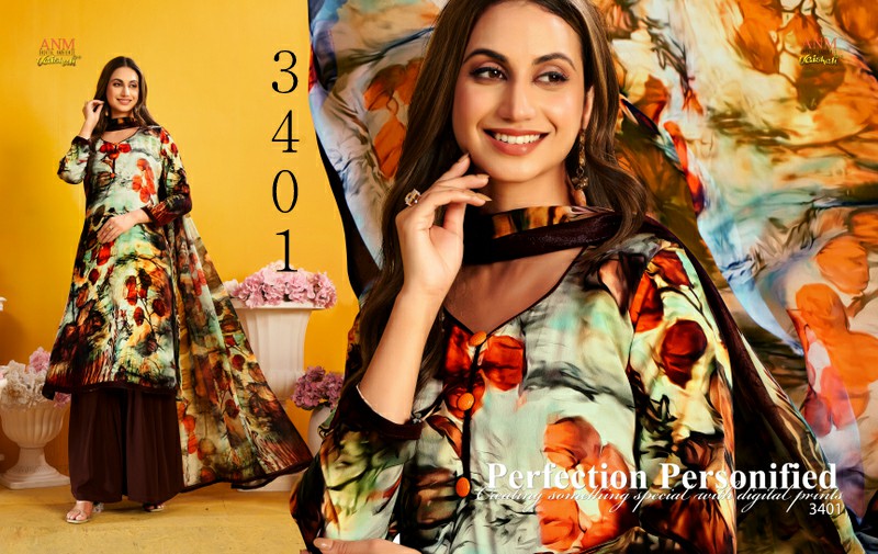 Vaishali Vol-3400 Vivid Visuals Wholesale Digital Suits Collection
