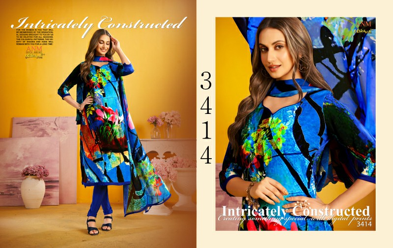 Vaishali Vol-3400 Vivid Visuals Wholesale Digital Suits Collection
