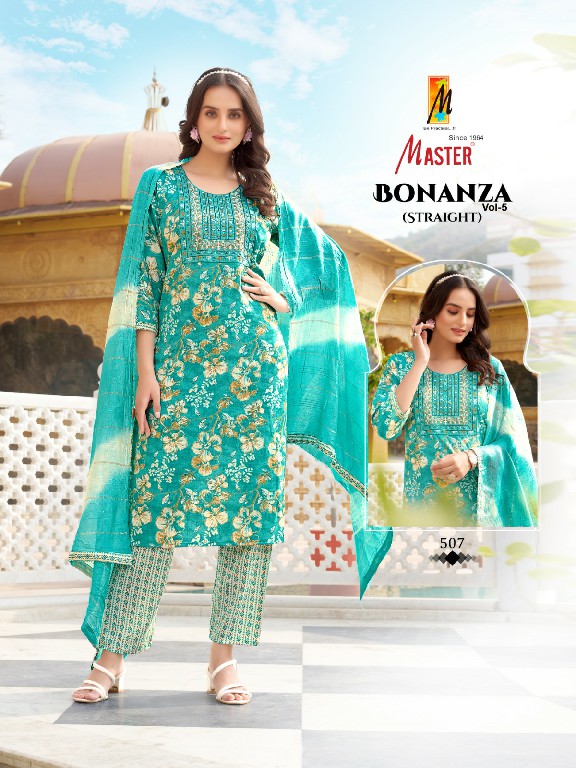 master bonanza vol 5 readymade capsule casual 3pcs dress for womens