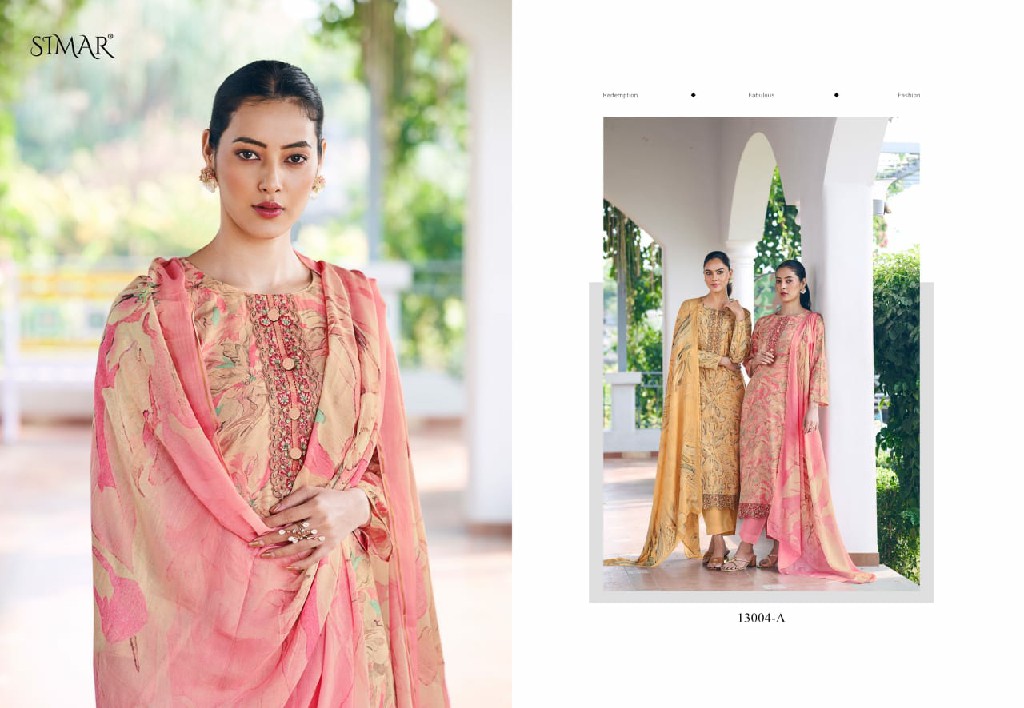 vihani by glossy Simar lawn cotton stylish look unstitch suit