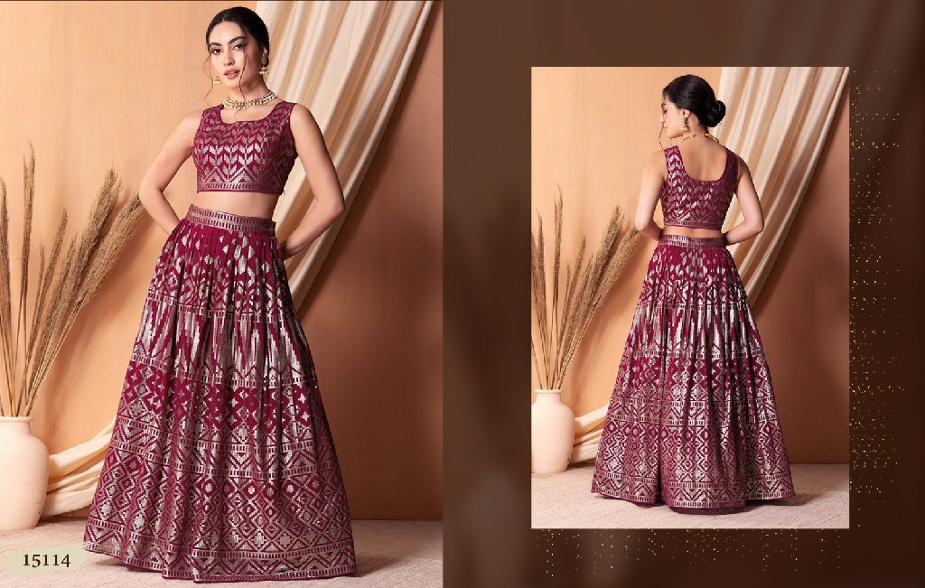 Zeel Clothing Zeel Vol-25 Wholesale Georgette Fabrics Designer Lehengas