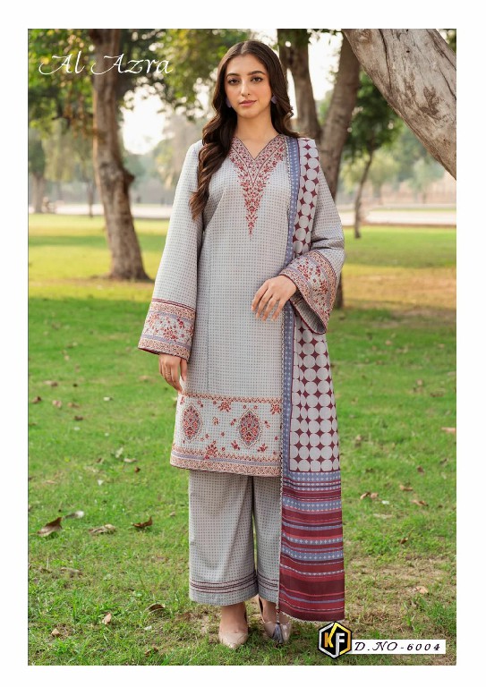 Keval Fab Al Azra Vol-6 Wholesale Luxury Lawn Printed Dress Material
