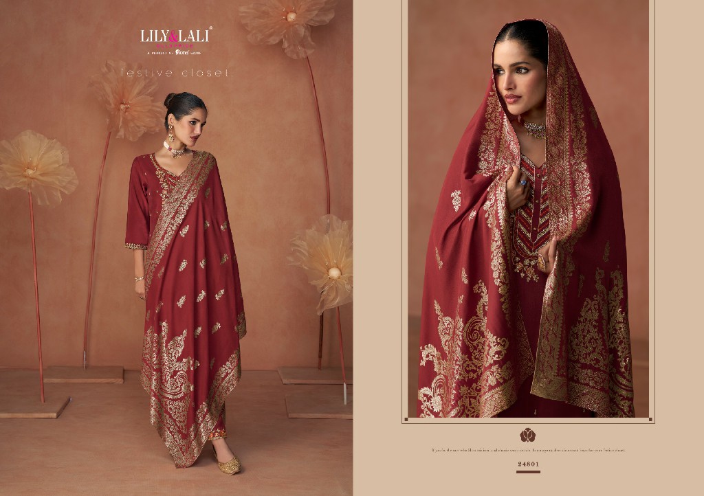 Lily And Lali Shiny Wholesale Readymade 3 Piece Exclusive Premium 2025 Collection
