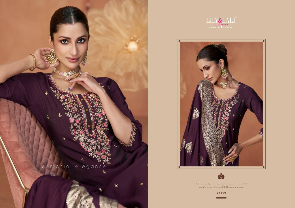 Lily And Lali Shiny Wholesale Readymade 3 Piece Exclusive Premium 2025 Collection
