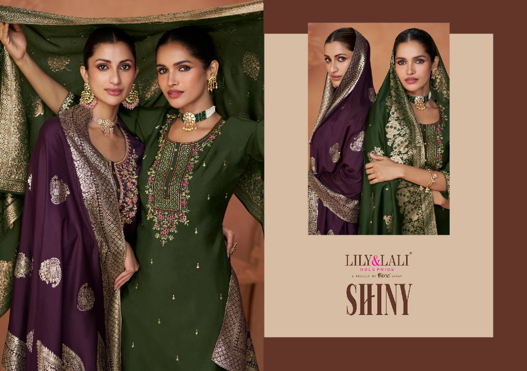 Lily And Lali Shiny Wholesale Readymade 3 Piece Exclusive Premium 2025 Collection