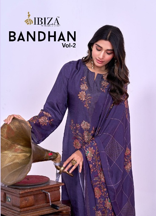Ibiza Bandhan Vol-2 Wholesale Pure Russian Silk With Handwork Salwar Suits