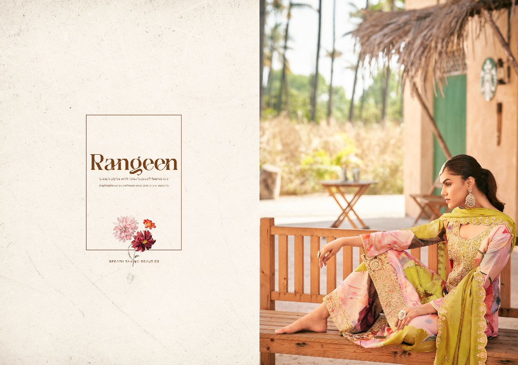 Radha Trendz Rangeen Wholesale Free Size Stitched Festive Salwar Kameez