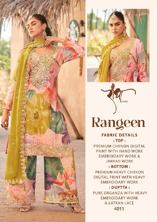 Radha Trendz Rangeen Wholesale Free Size Stitched Festive Salwar Kameez