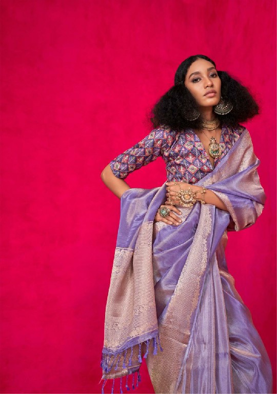 Rajtex Klaila Wholesale Pure Zari Tissue Handloom Silk Sarees