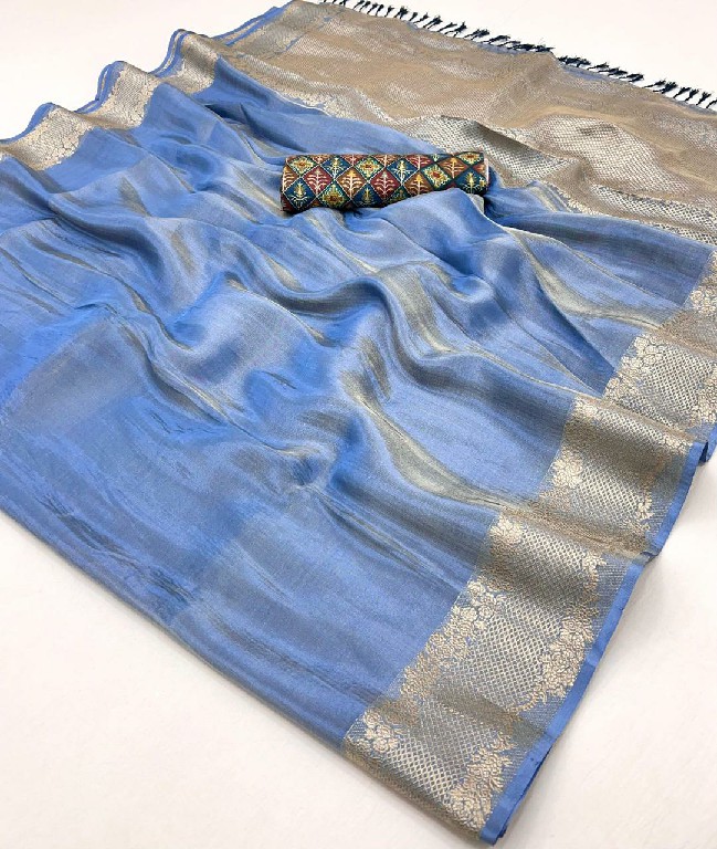 Rajtex Klaila Wholesale Pure Zari Tissue Handloom Silk Sarees