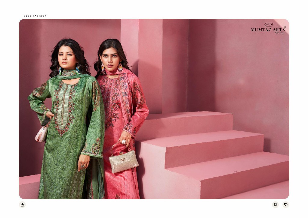 Mumtaz Arts Gulbagh Wholesale Pure Jam Satin With Exclusive Work Dress Material
