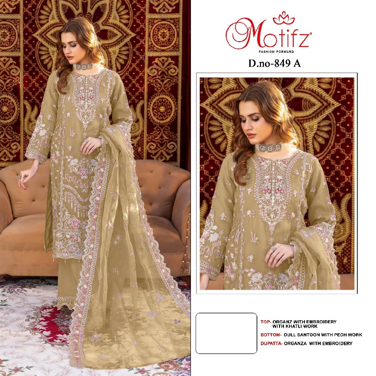 Motifz D.no 849 Wholesale Indian Pakistani Concept Salwar Suits