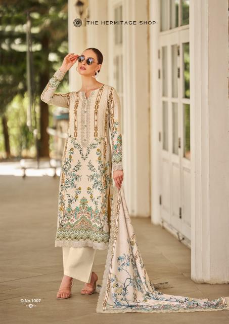 binsaeed originals by the hermitage jam satin modern pakistani suits