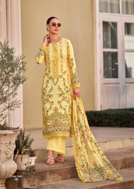 binsaeed originals by the hermitage jam satin modern pakistani suits