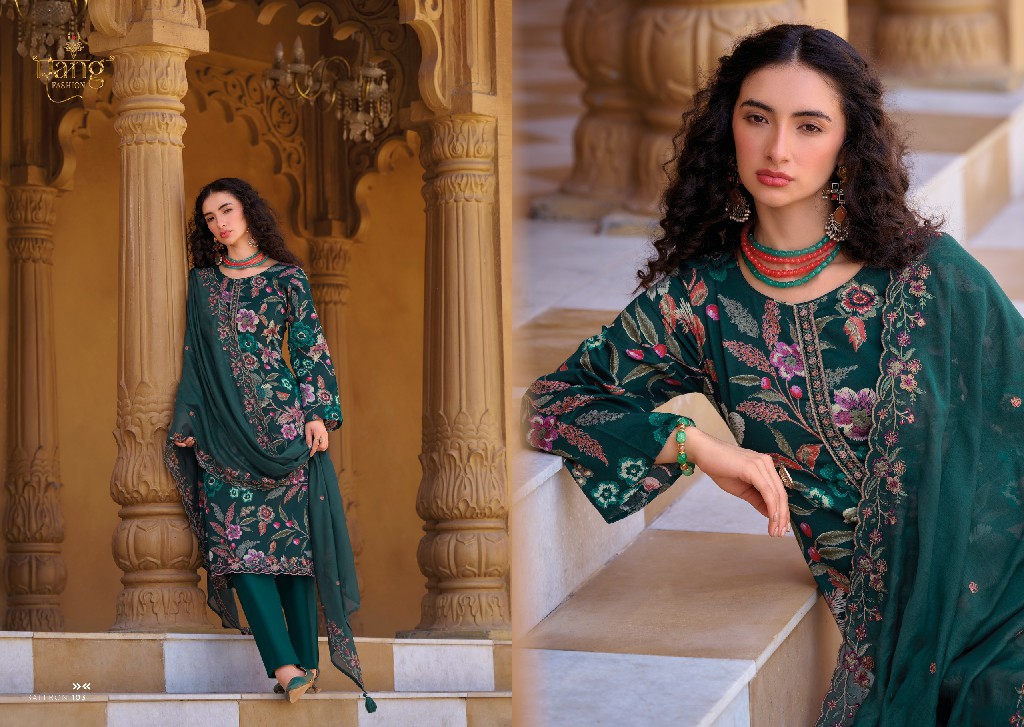 Rang Fashion Saffron Vol-3 Wholesale Pure Jamm Silk With Embroidery Work Salwar Suits