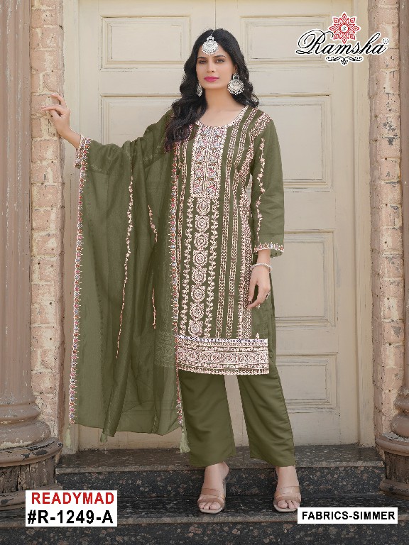 Ramsha R-1249 Wholesale Readymade Indian Pakistani Salwar Suits