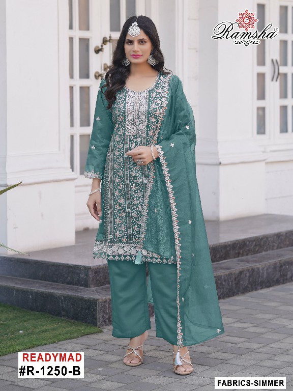 Ramsha R-1250 Wholesale Readymade Indian Pakistani Salwar Suits