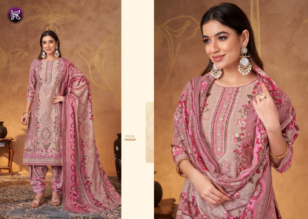 Kala Fashion Sayuri Wholesale Pure Modal With Hand Work Dress Material