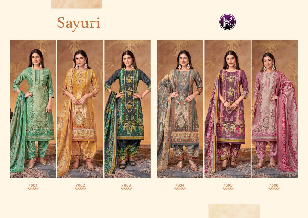 Kala Fashion Sayuri Wholesale Pure Modal With Hand Work Dress Material