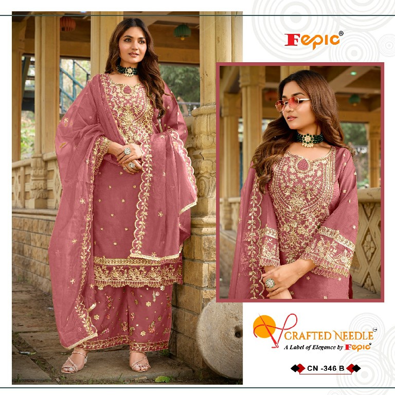 Fepic Crafted Needle CN-346 Wholesale Readymade Indian Pakistani Suits