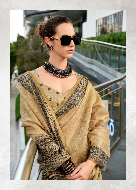 blackberry by rajpath linen tissue silk elegant style saree supplier