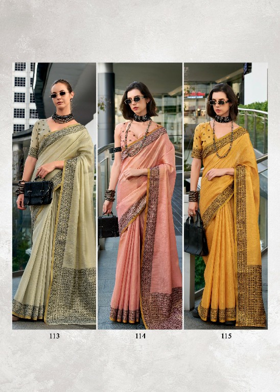 blackberry by rajpath linen tissue silk elegant style saree supplier