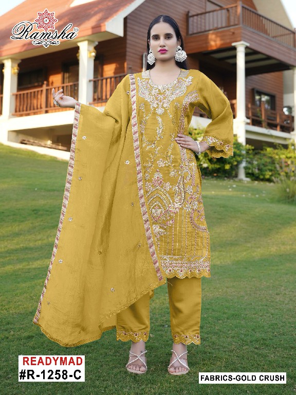 Ramsha R-1258 Wholesale Readymade Indian Pakistani Salwar Suits