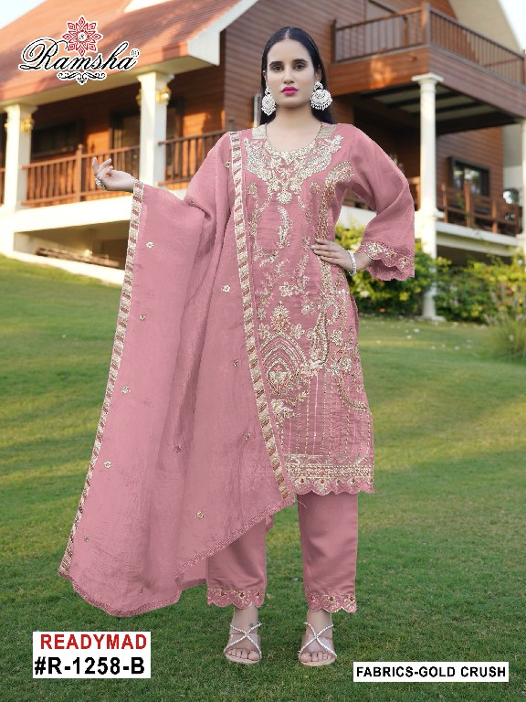 Ramsha R-1258 Wholesale Readymade Indian Pakistani Salwar Suits