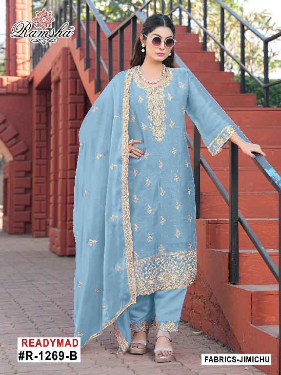 Ramsha R-1269 Wholesale Readymade Indian Pakistani Salwar Suits